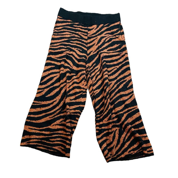 Ann Taylor Womens Outfit Set Waistband Pants with Top Zebra Print Large - Picture 2 of 10